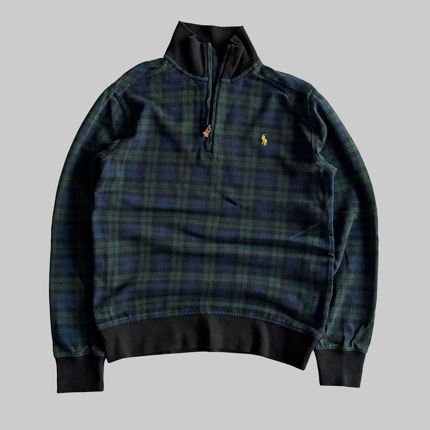 Ralph Lauren Tartan Quarter Zip - Small