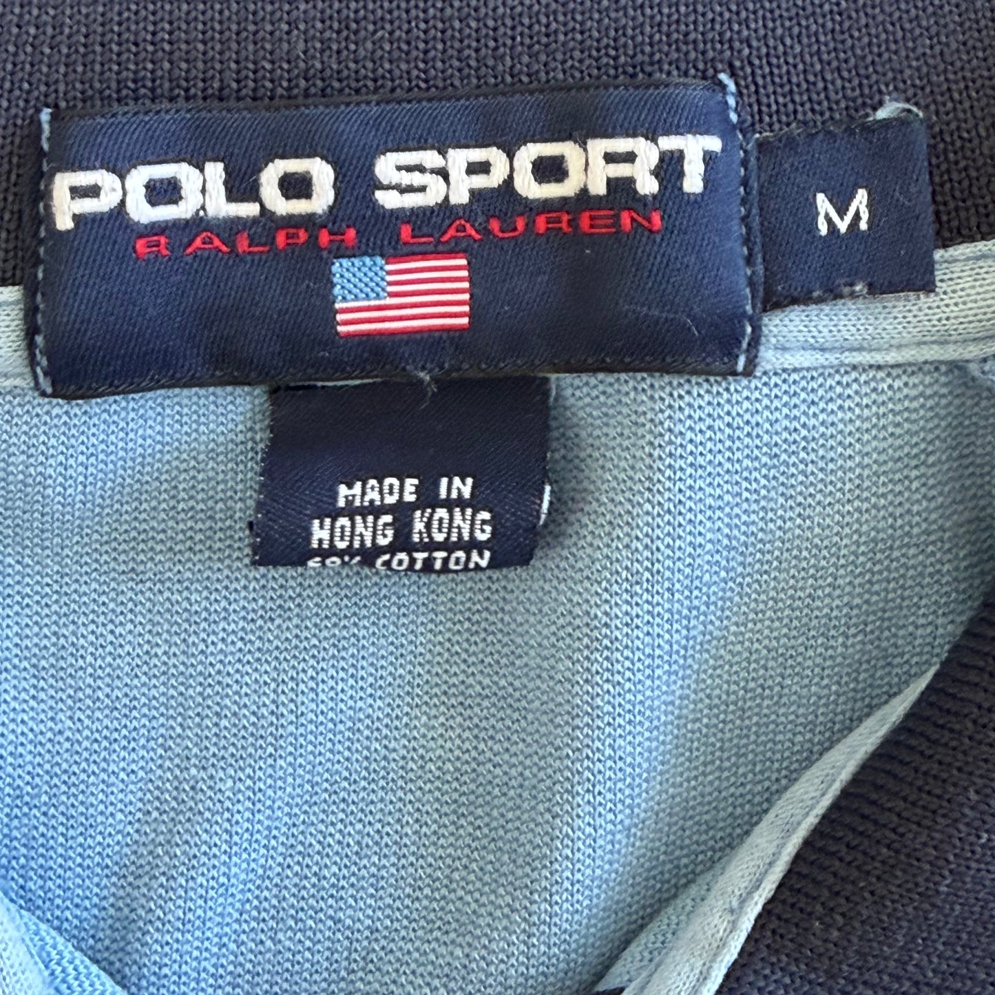 90s Polo Sport Striped Heavyweight Jacket - M
