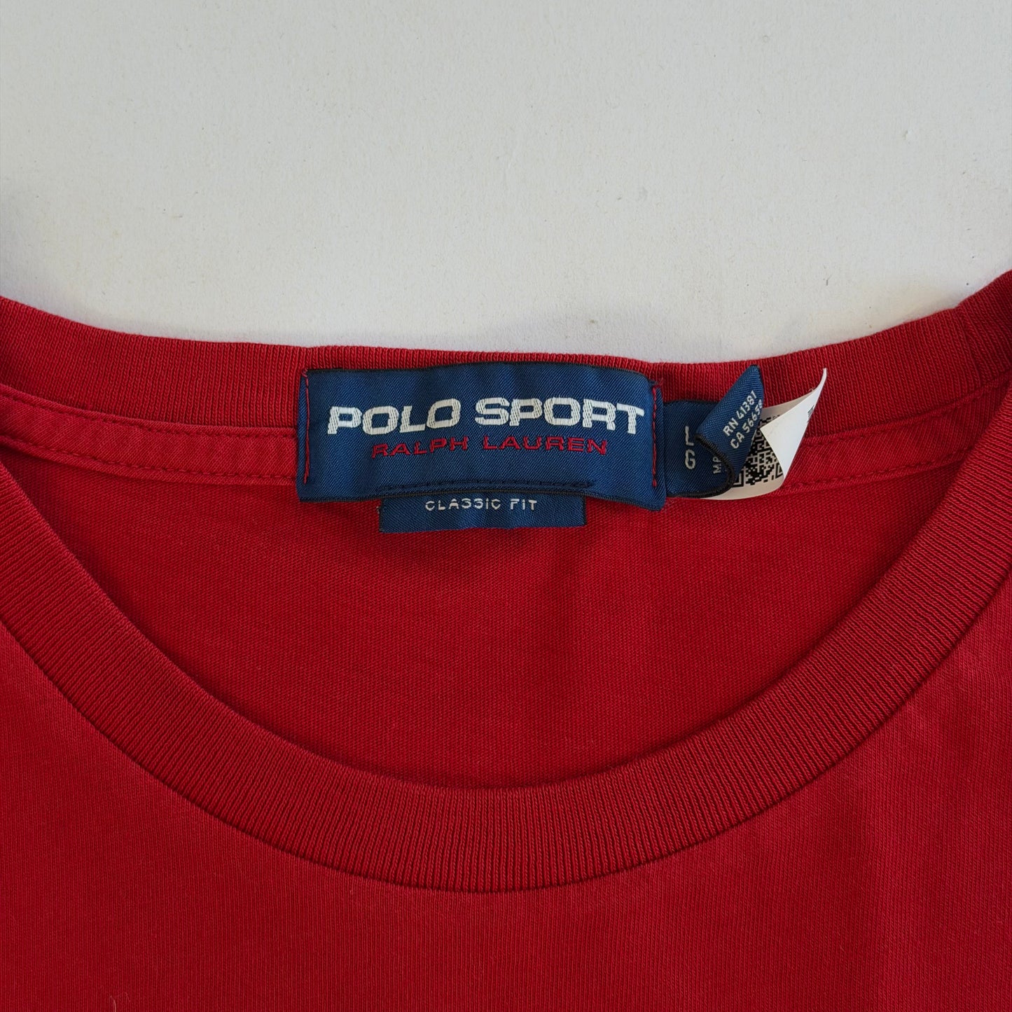 90s Ralph Lauren Polo Sport Printed Tee - L