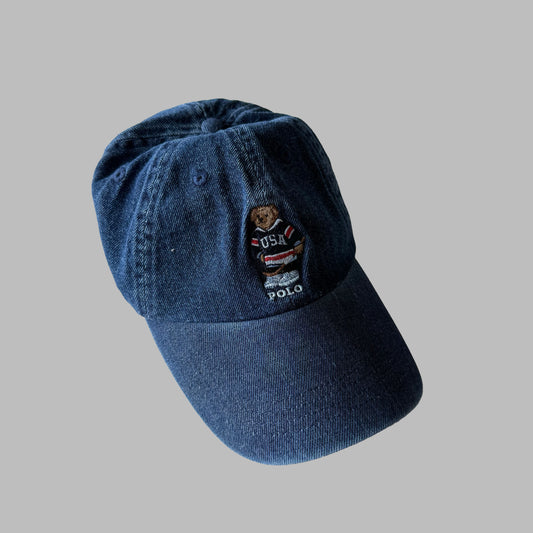 Polo Hockey Bear Cap