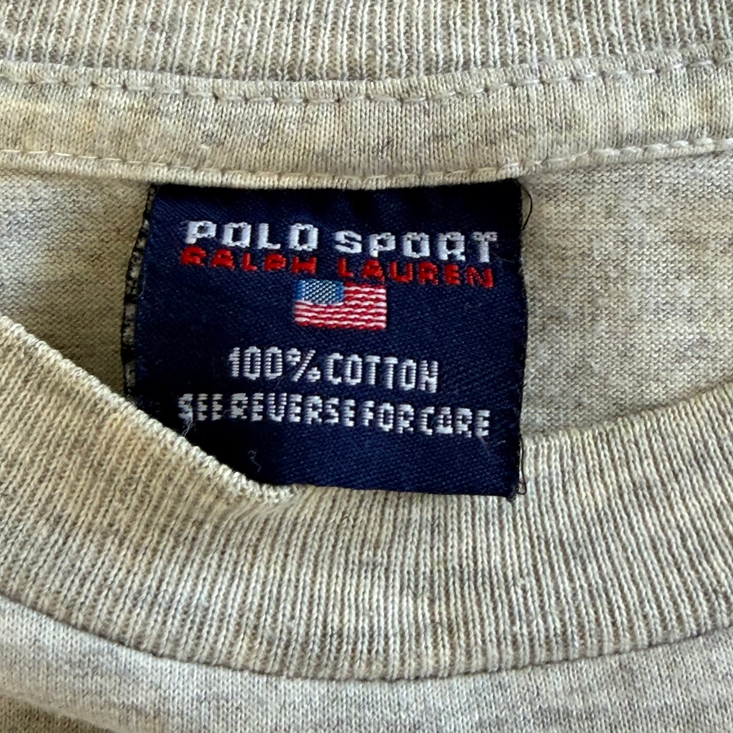 90s Ralph Lauren Polo Sport PrintedTee - XL