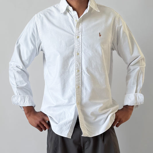 90s Polo Ralph Lauren Cotton Button Up Shirt - L