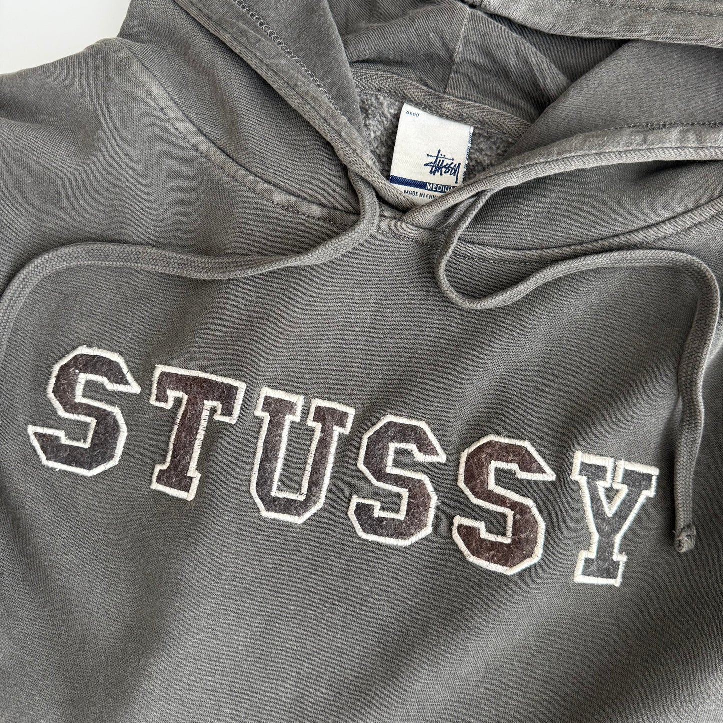 Stussy Spell Out Hoodie - Medium