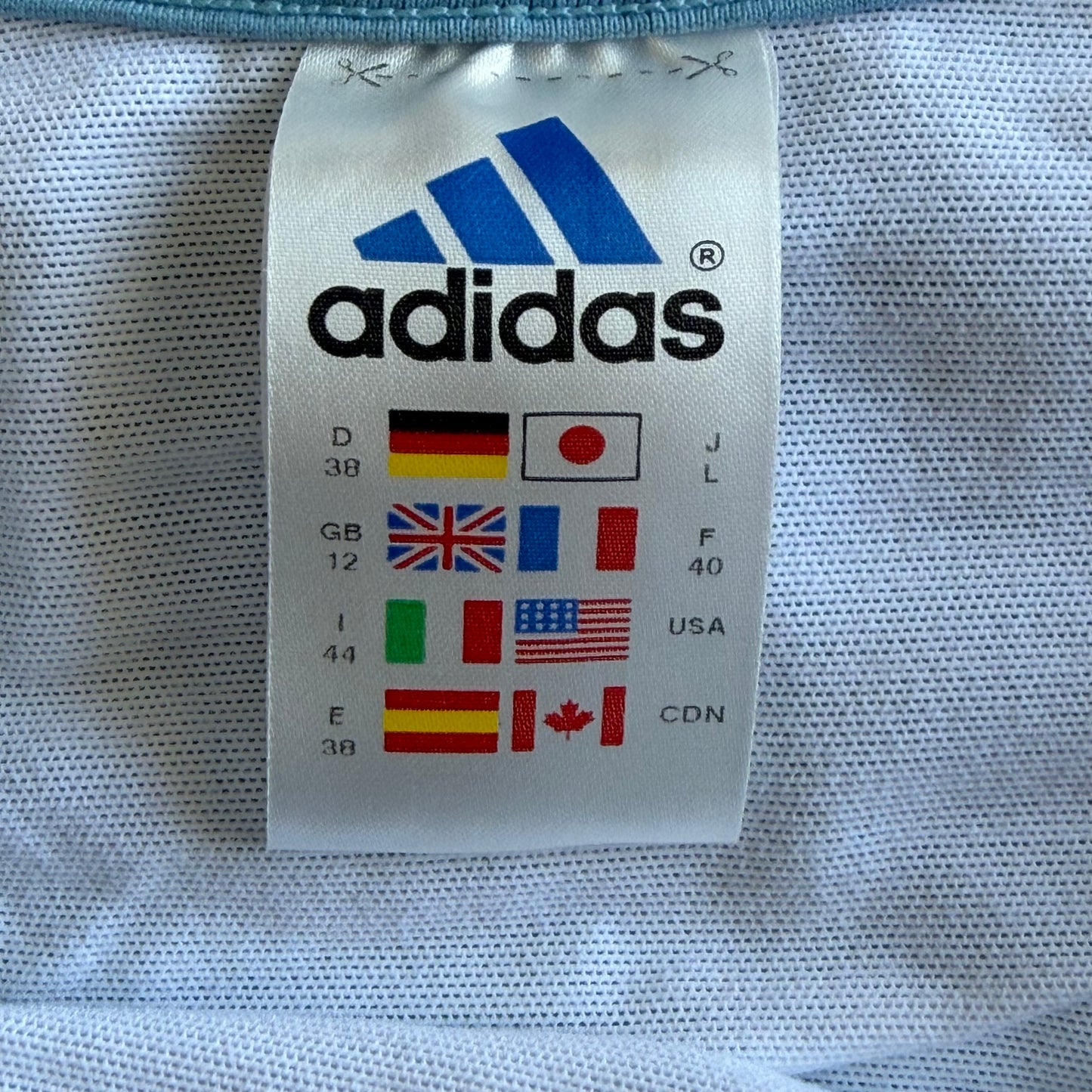 Y2K Adidas Cropped Activewear Top - S