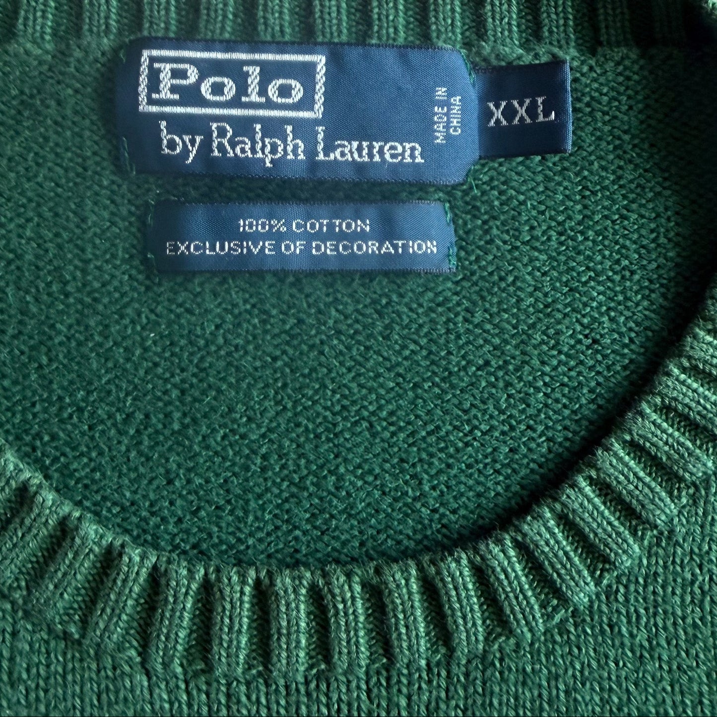 90s Polo Ralph Lauren Heavy Knit - XXL
