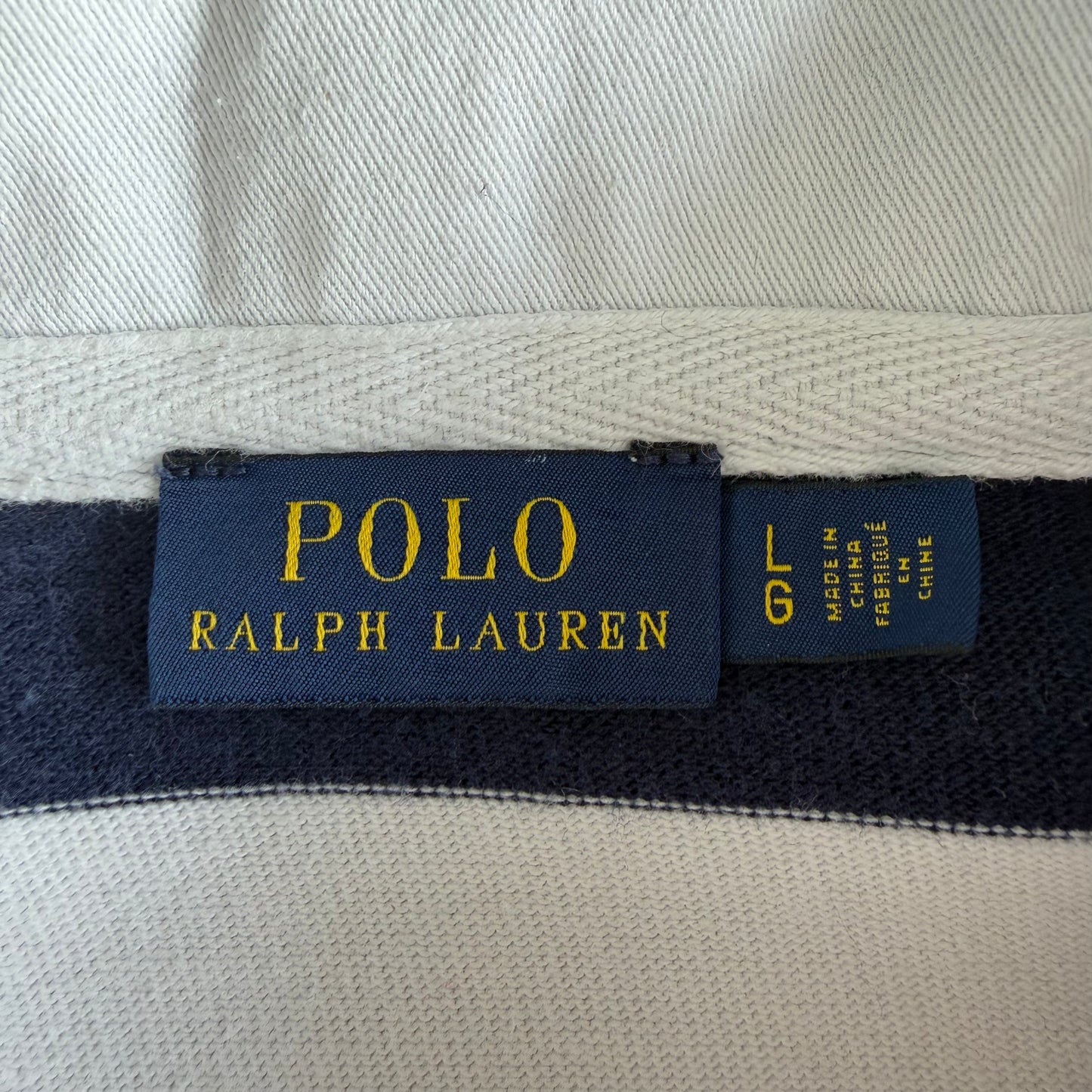 Polo Ralph Lauren Striped Rugby Shirt - L