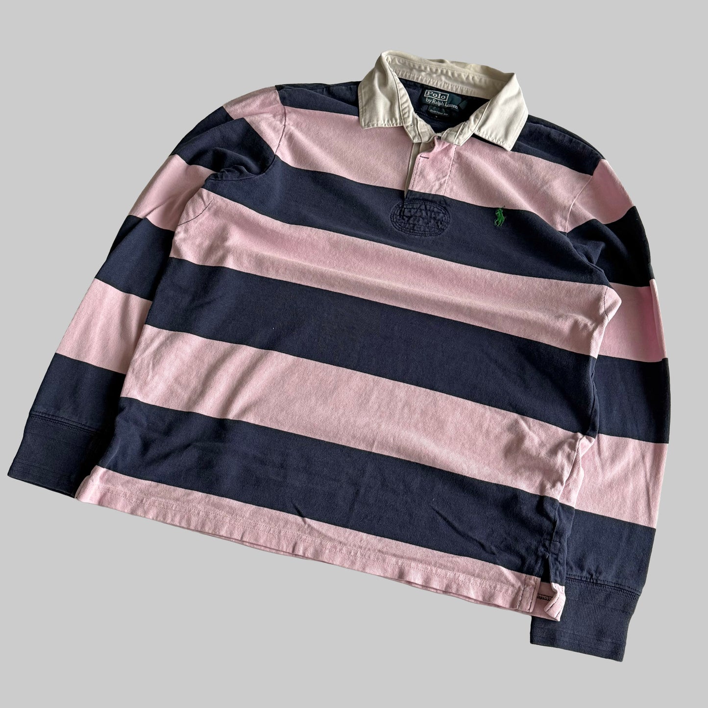 Ralph Lauren Striped Rugby Shirt - Large