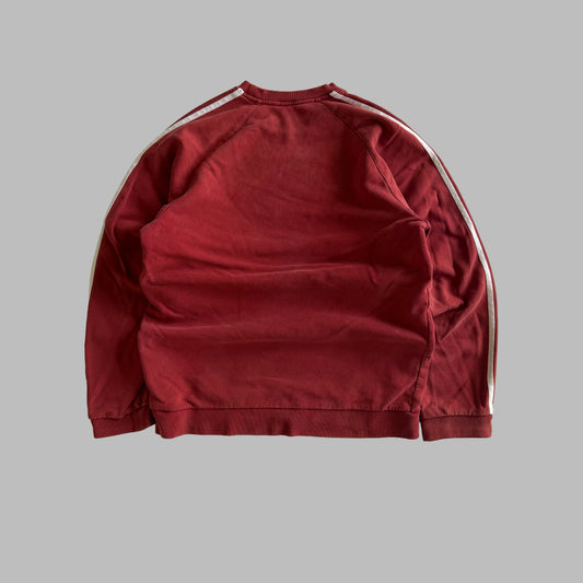 Adidas Three Striped Sweatshirt - M