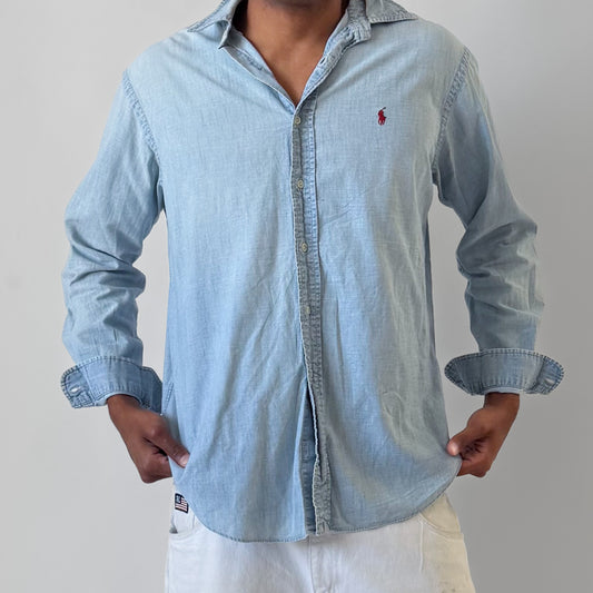 Y2K Polo Ralph Lauren Button Up Shirt - L