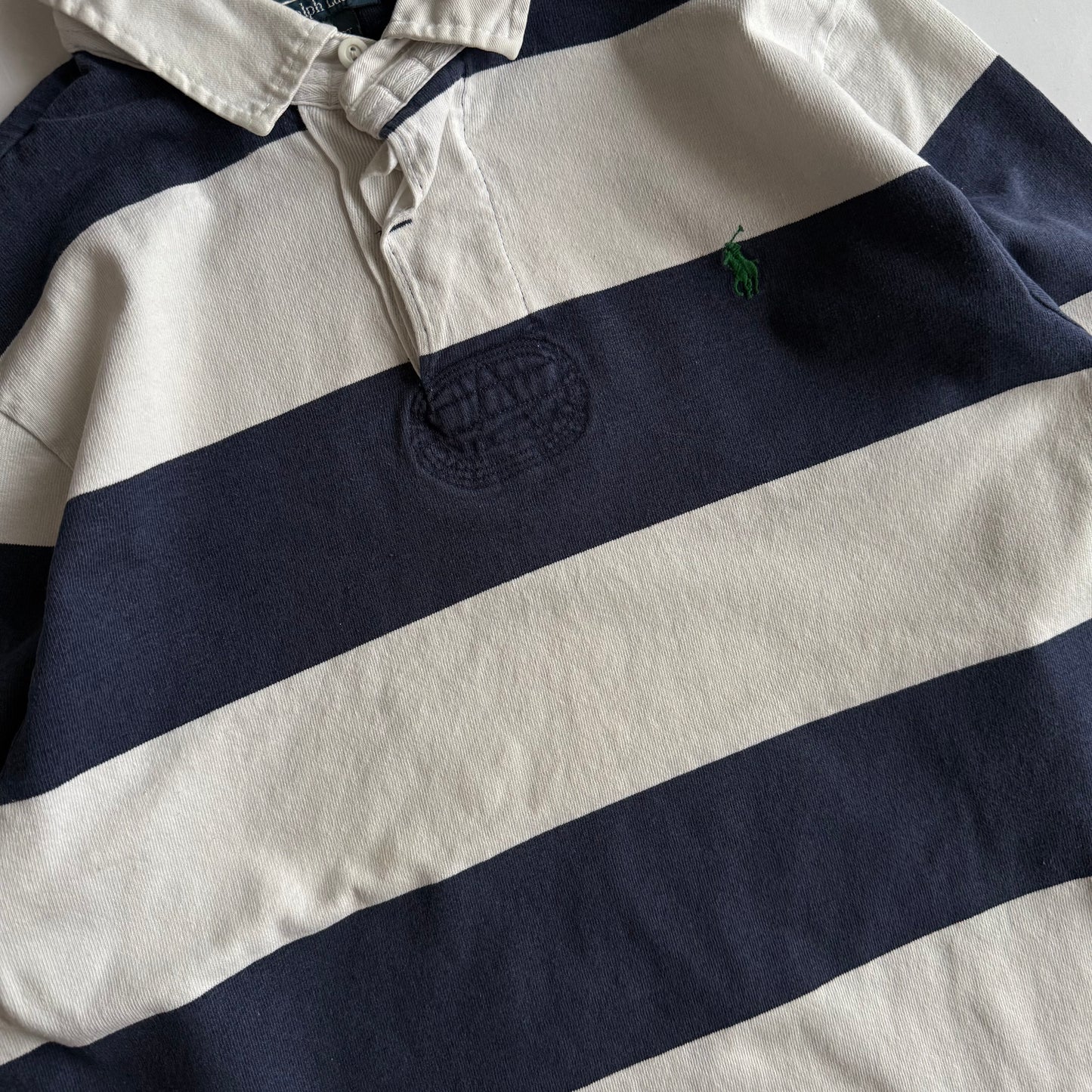 Ralph Lauren Striped Rugby Shirt - Large