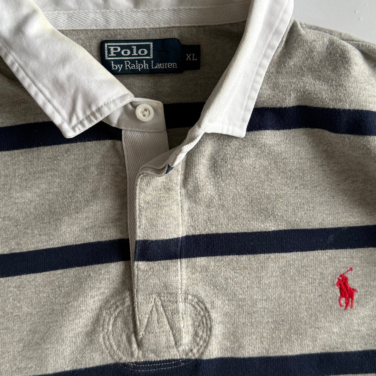 Ralph Lauren Striped Rugby Shirt - X-Large
