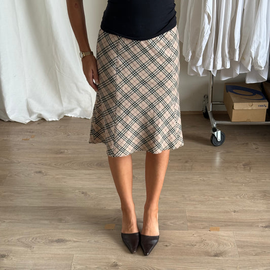 00s Burberry Midi Skirt - 28"