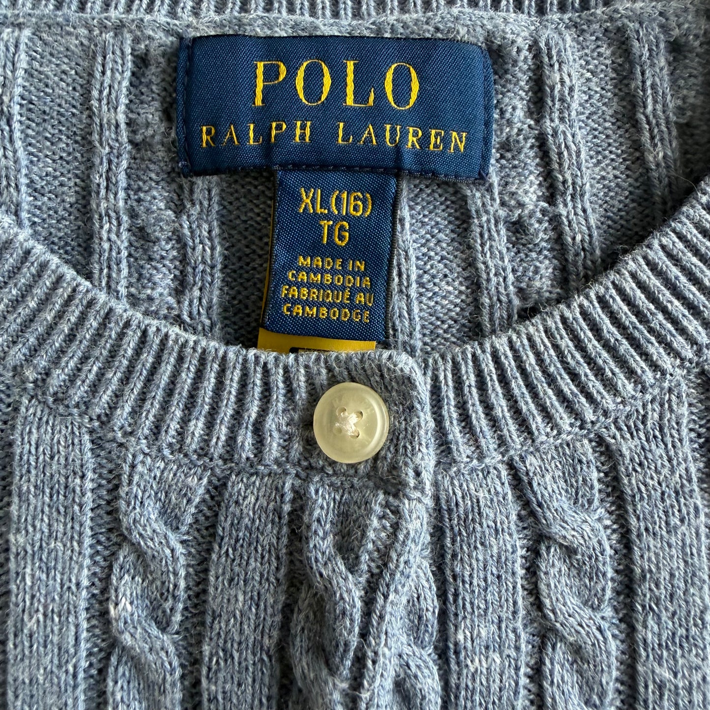 Polo Ralph Lauren Cable Knit Cardigan - L