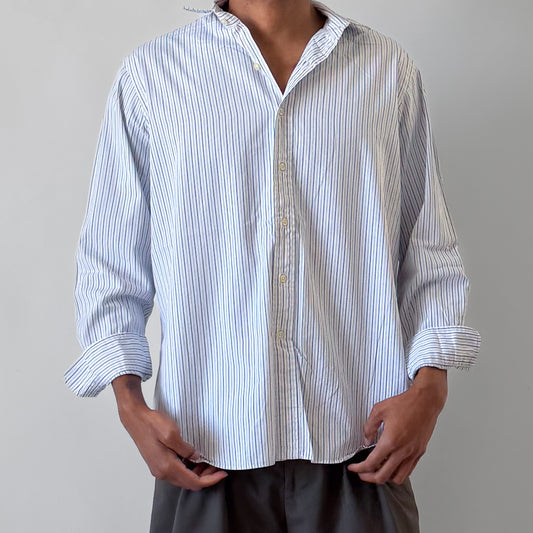 90s Polo Ralph Lauren Striped Button Up Shirt - L