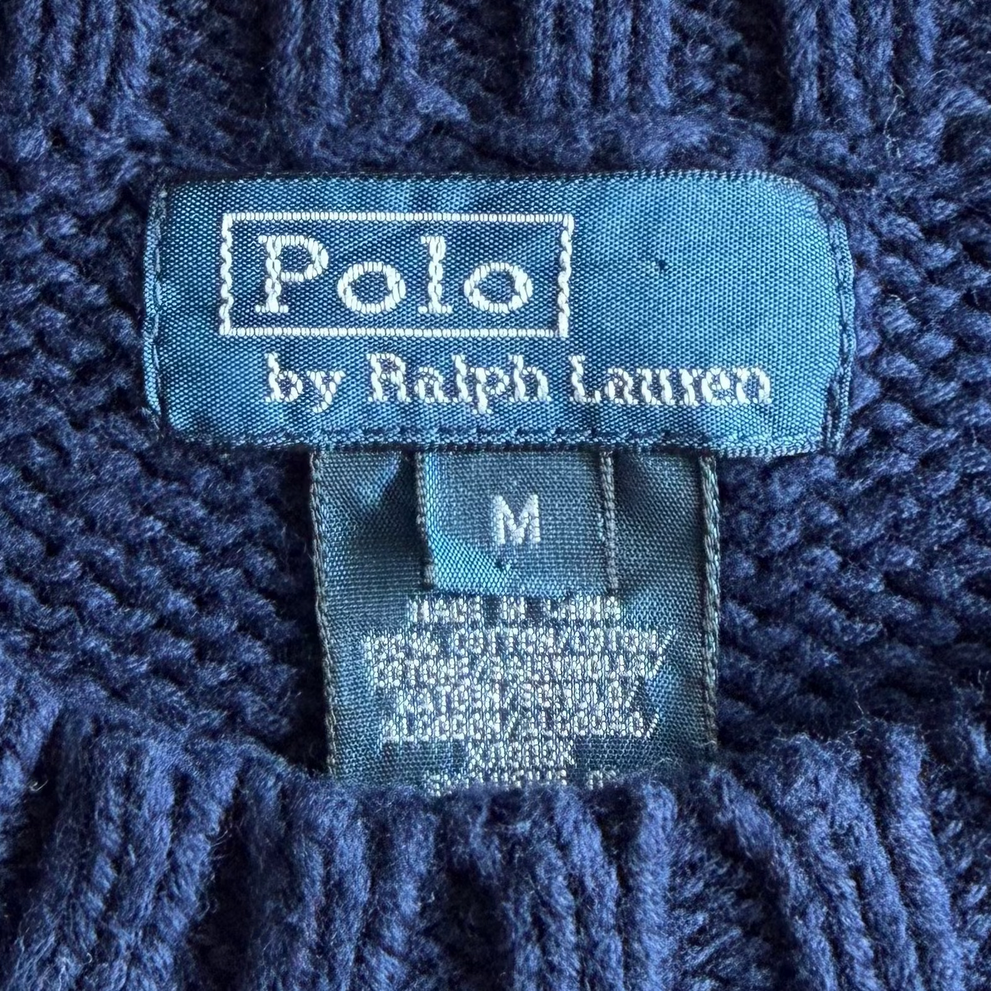 Y2K Polo Ralph Lauren Flag Knit - M