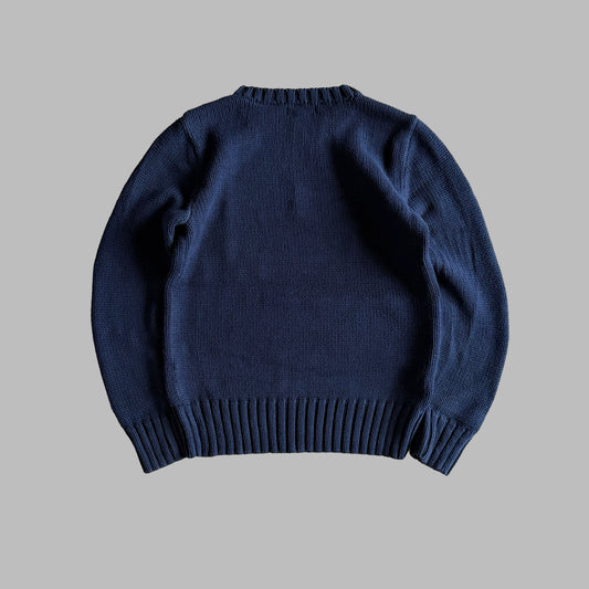 Y2K Polo Ralph Lauren Flag Knit - M