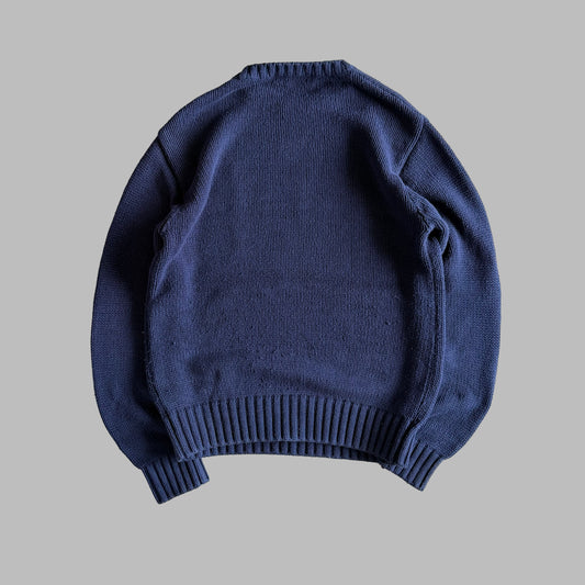 90s Polo Ralph Lauren Classic Flag Knit - XL