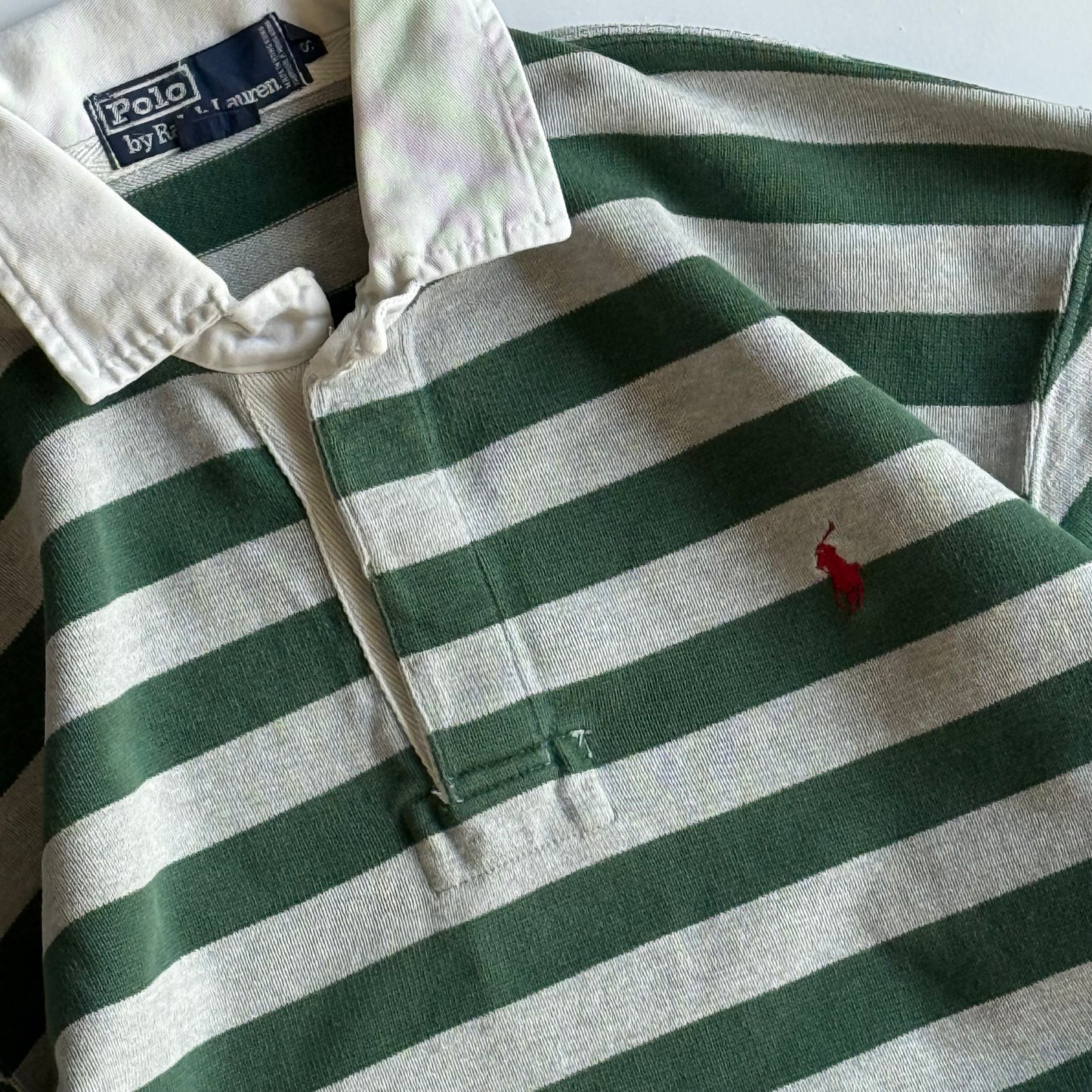 Ralph Lauren Striped Rugby Shirt - Small