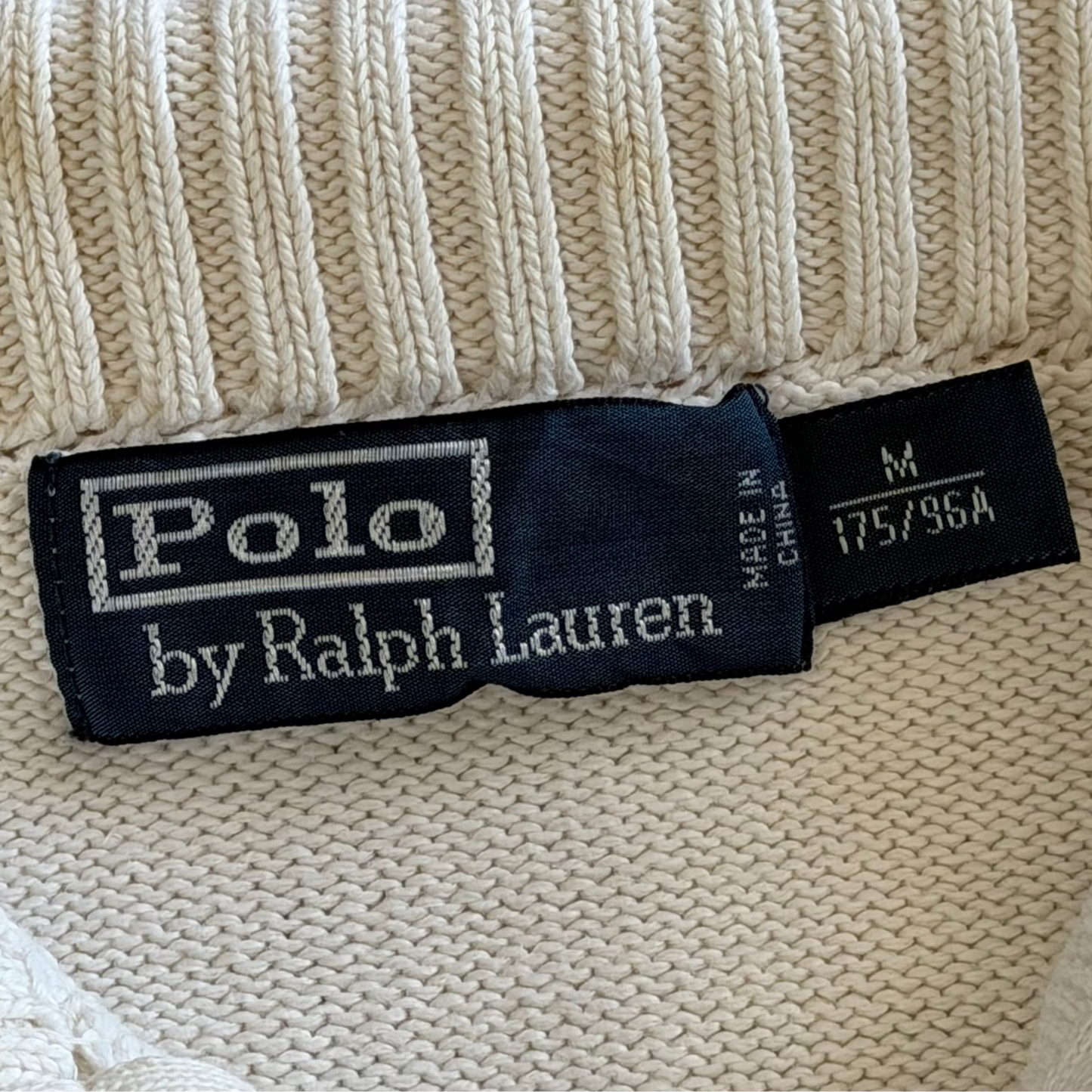 90s Polo Ralph Lauren Heavyweight Quarter Zip - M