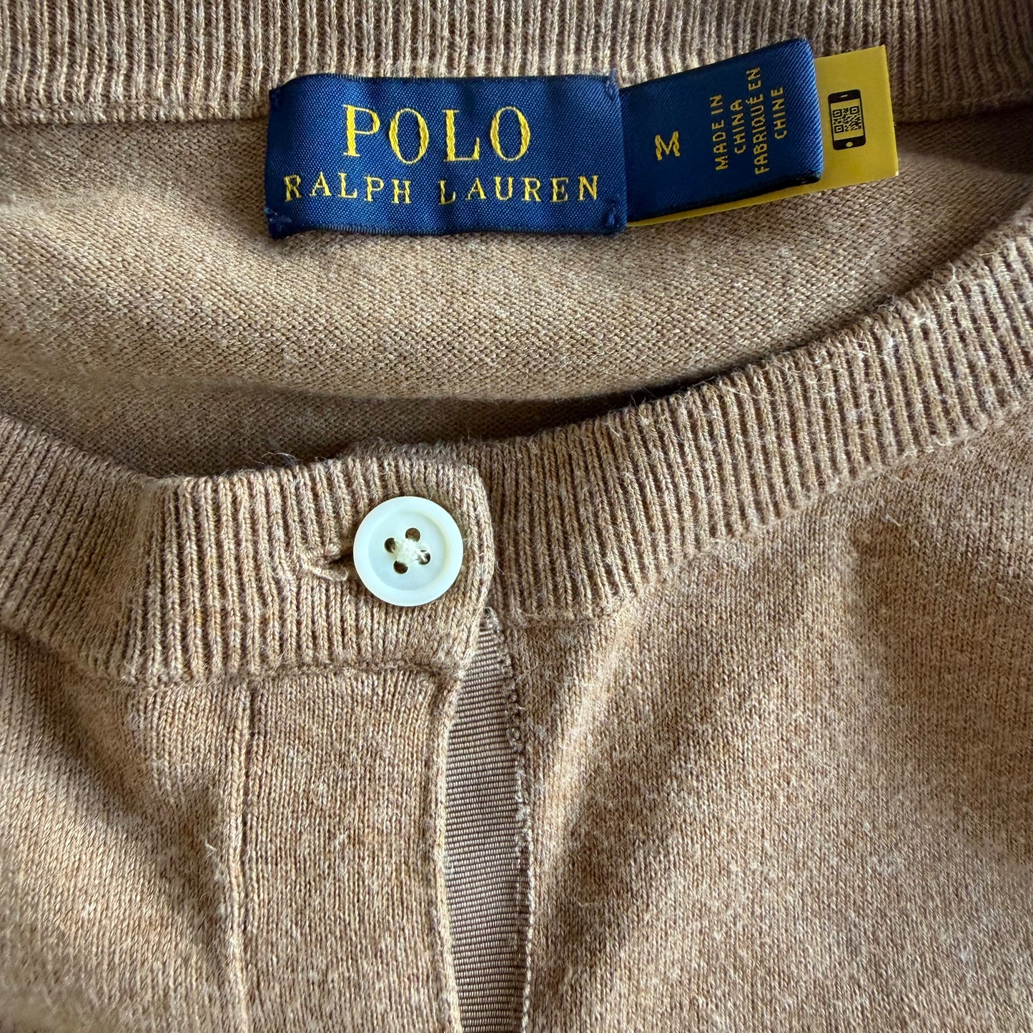 Y2K Polo Ralph Lauren Lightweight Cardigan - M