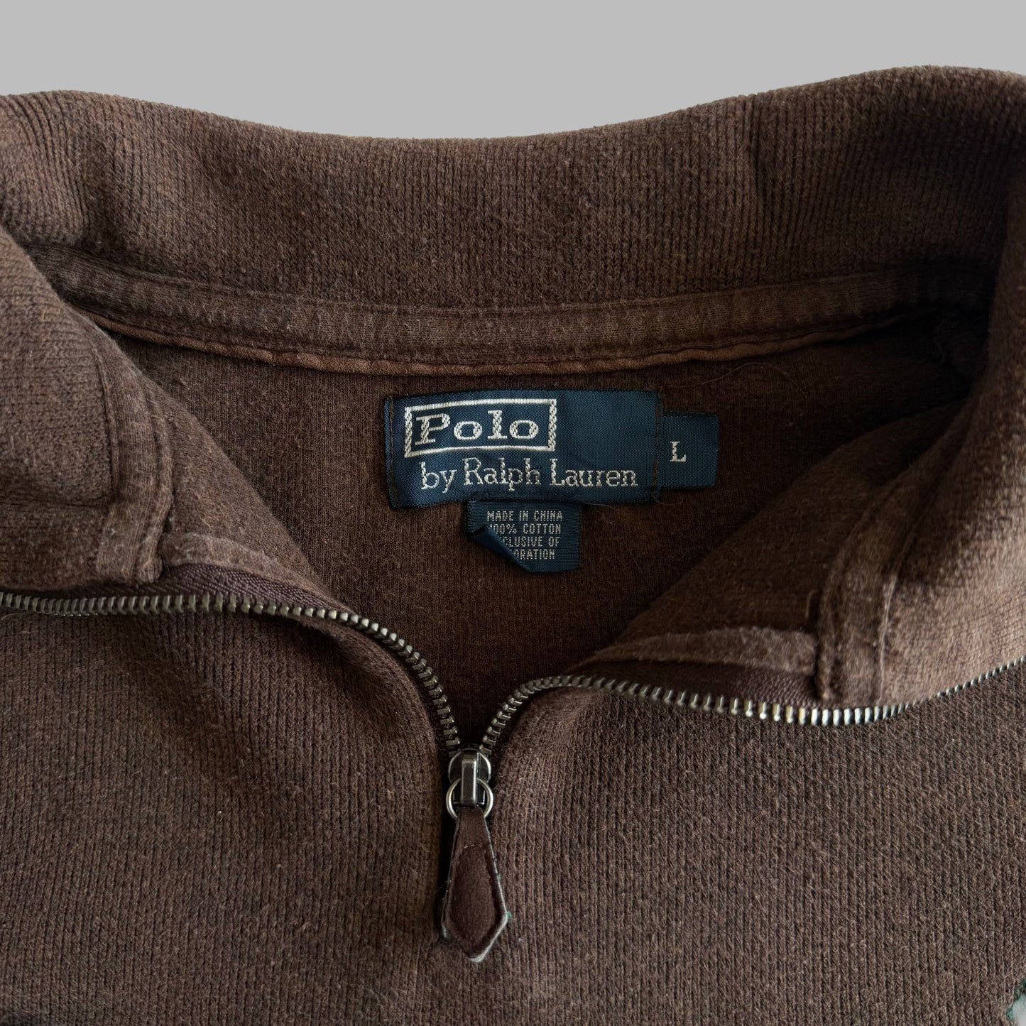 90s Polo Ralph Lauren Quarter Zip - L