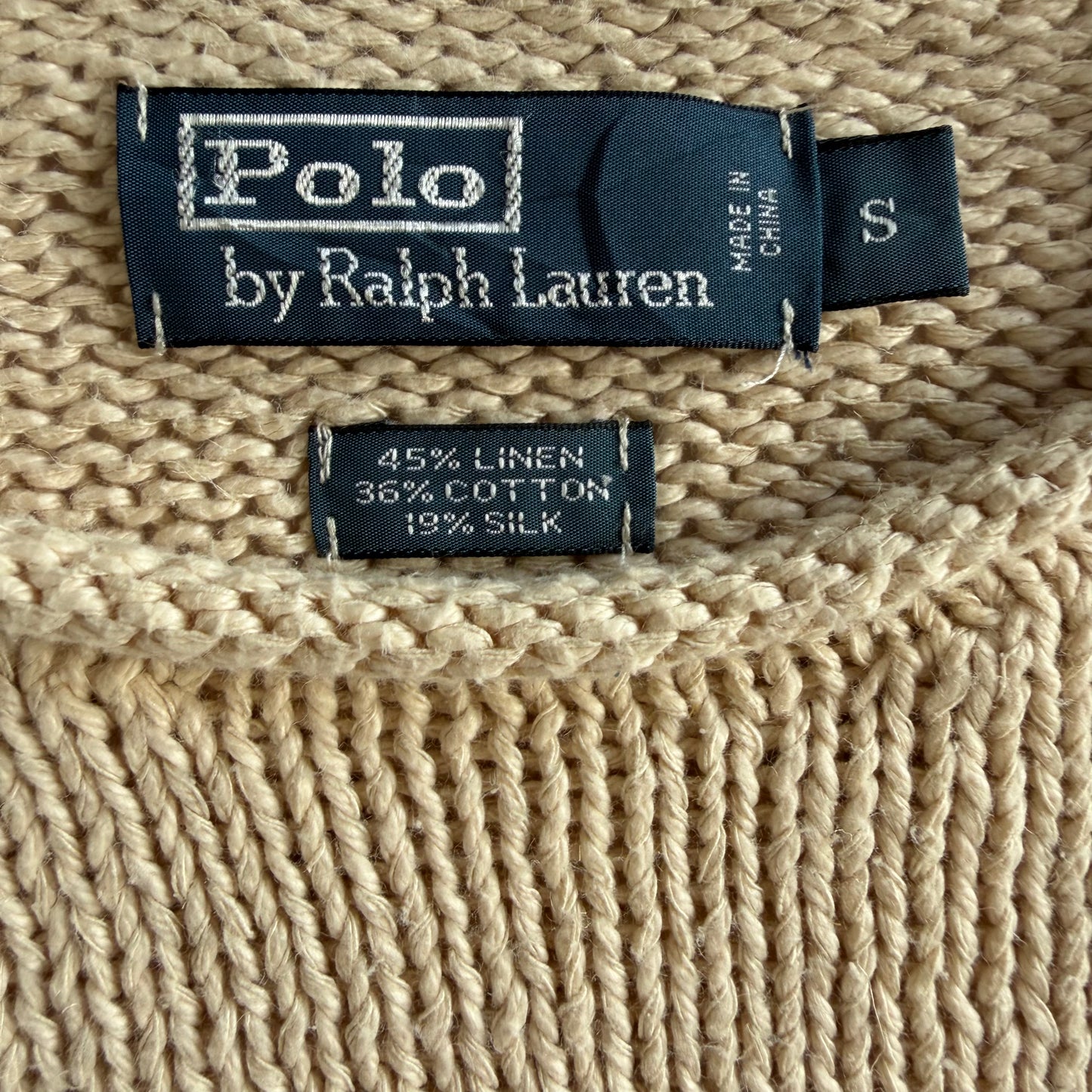 90s Polo Ralph Lauren Heavy Knit - S