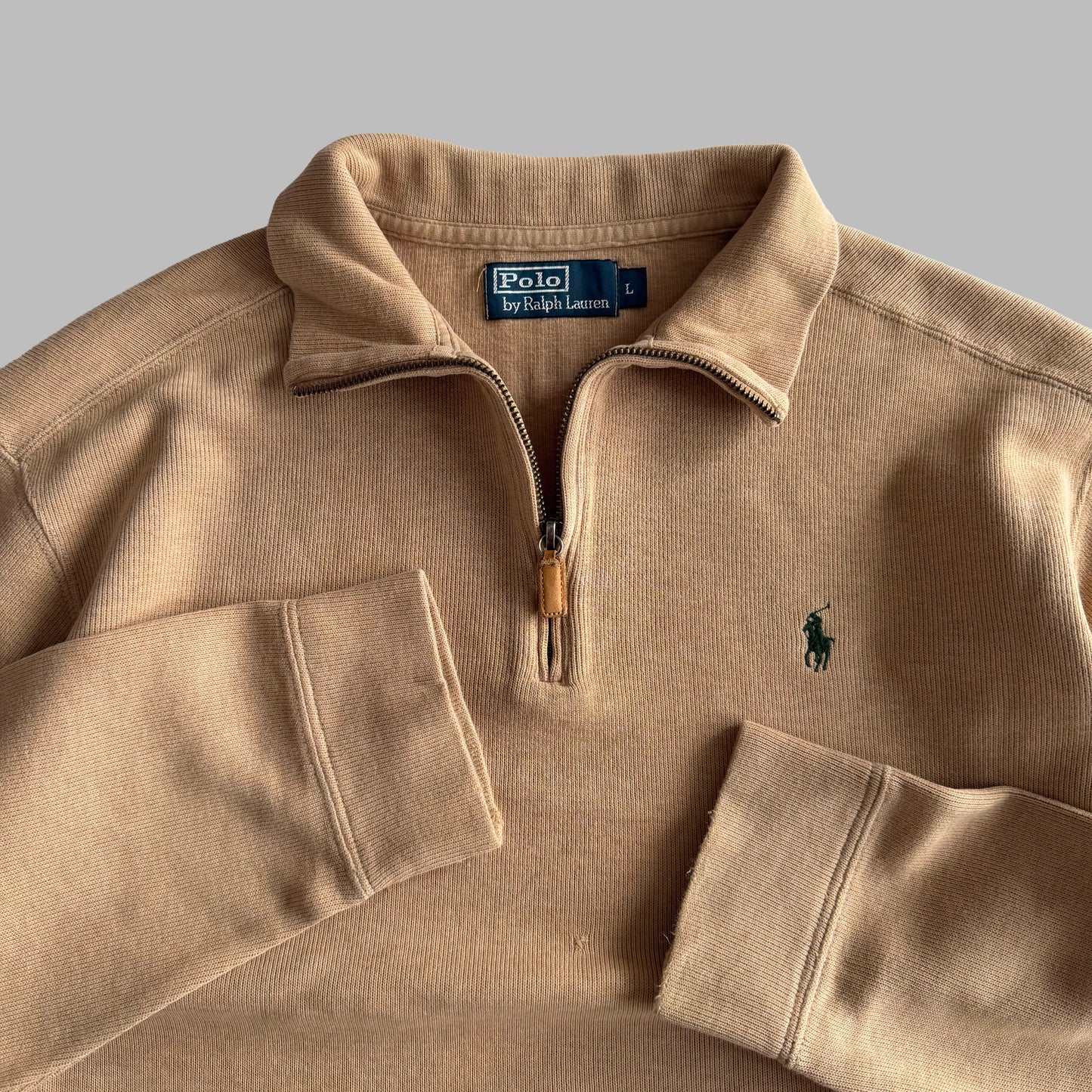 90s Polo Ralph Lauren Boxy Quarter Zip - L