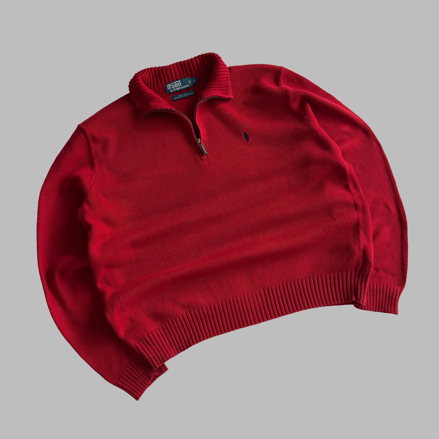 90s Polo Ralph Lauren Quarter Zip - L