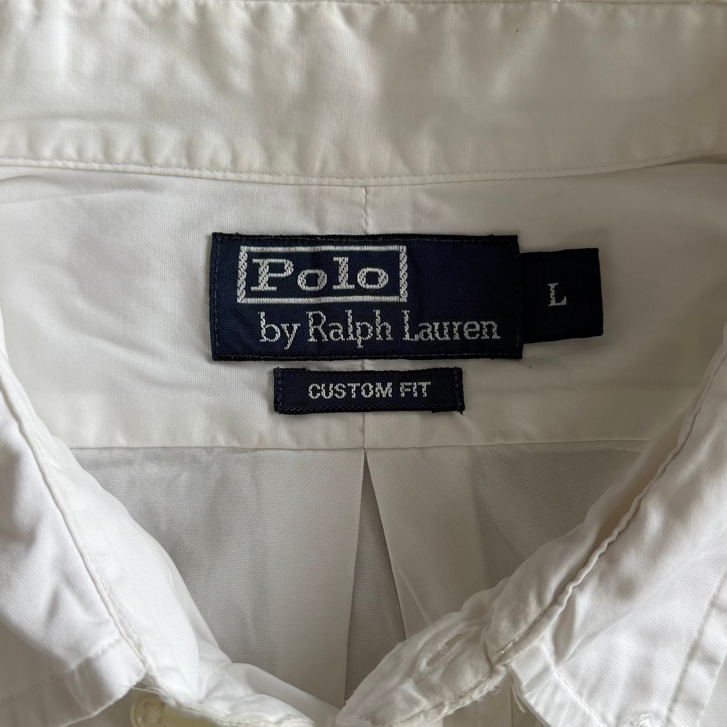 90s Polo Ralph Lauren Cotton Button Up Shirt - L