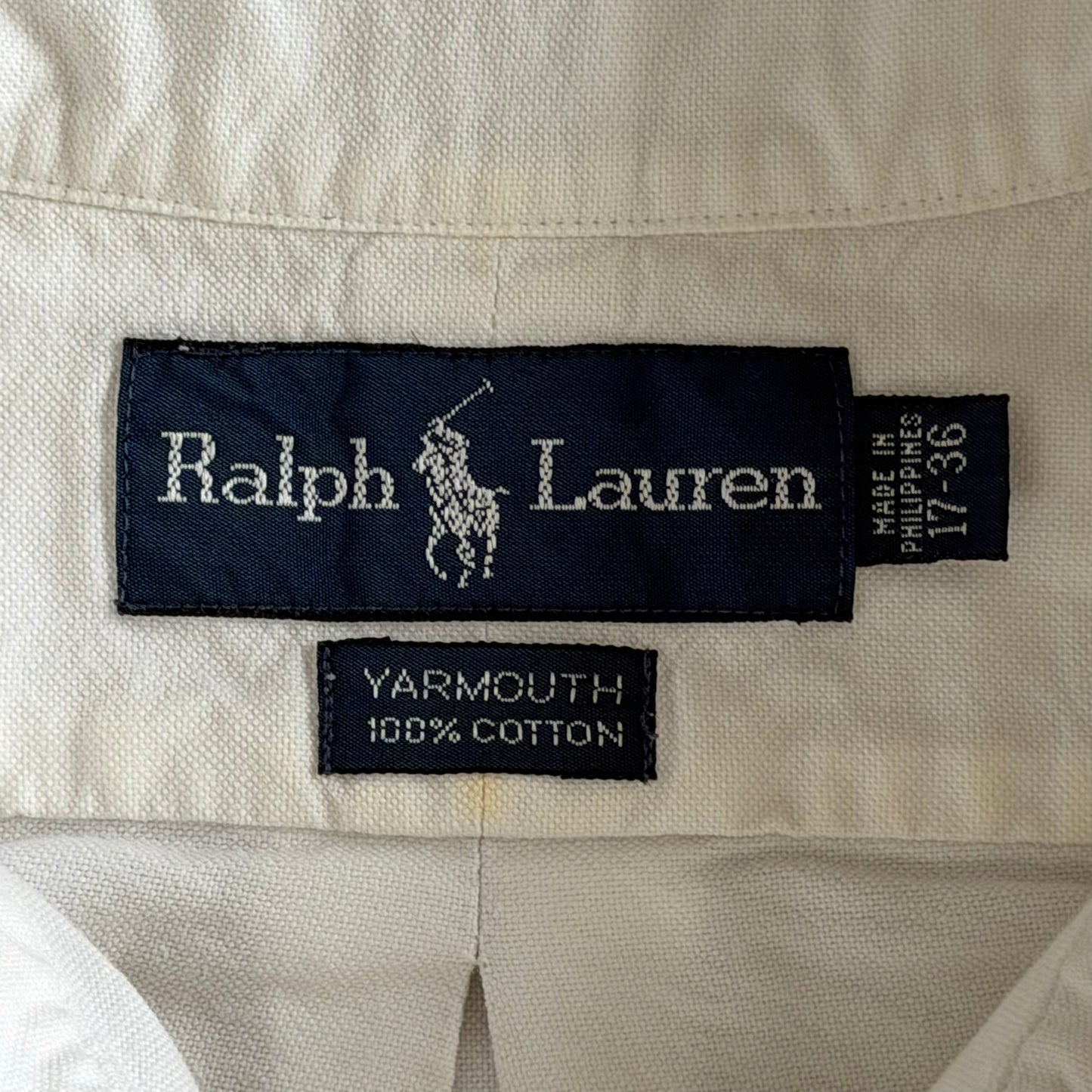 Y2K Polo Ralph Lauren Cotton Button Up Shirt - XL