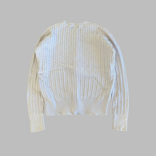 Ralph Lauren Cable Knit Cardigan - Small