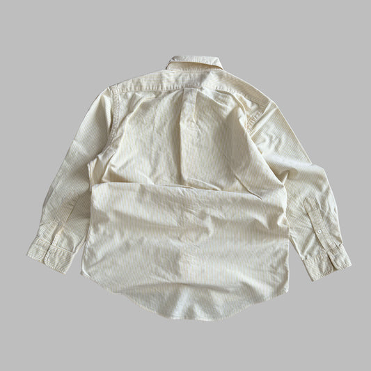Y2K Polo Ralph Lauren Striped Button Up Shirt - S