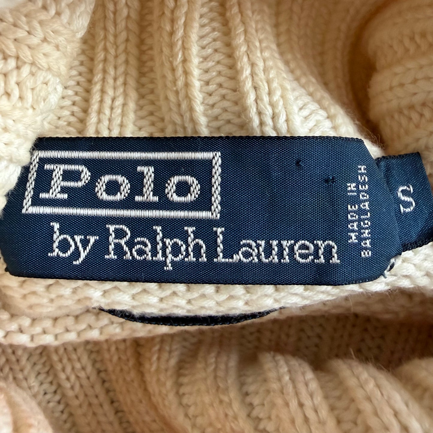90s Polo Ralph Lauren Striped Turtle Neck Knit - M