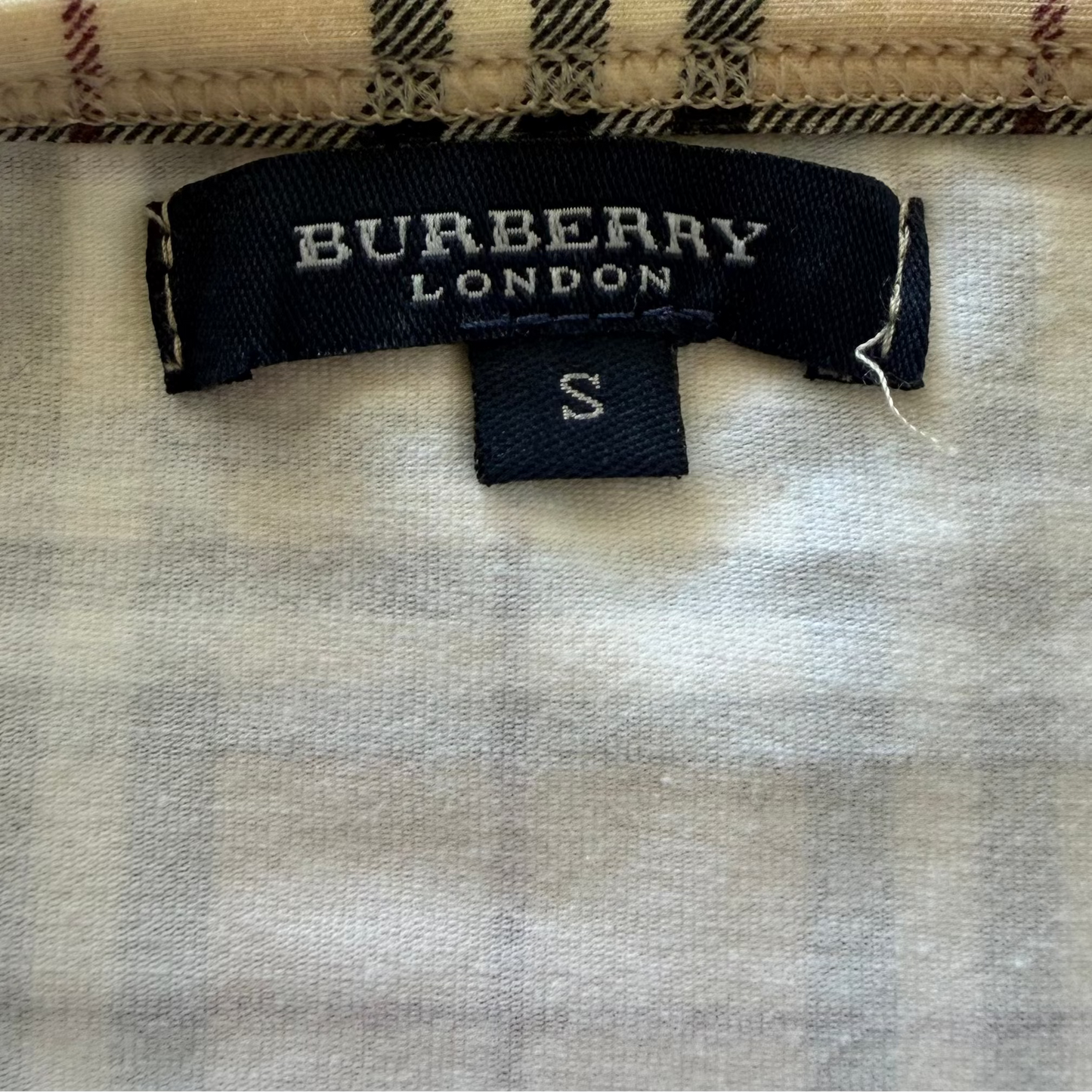 Y2K Burberry Nova Check Halter Neck Top - S