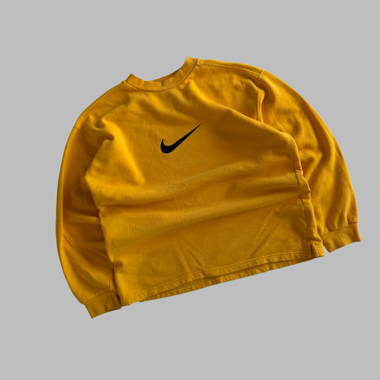 90s Nike Centre Swoosh Sweatshirt - L