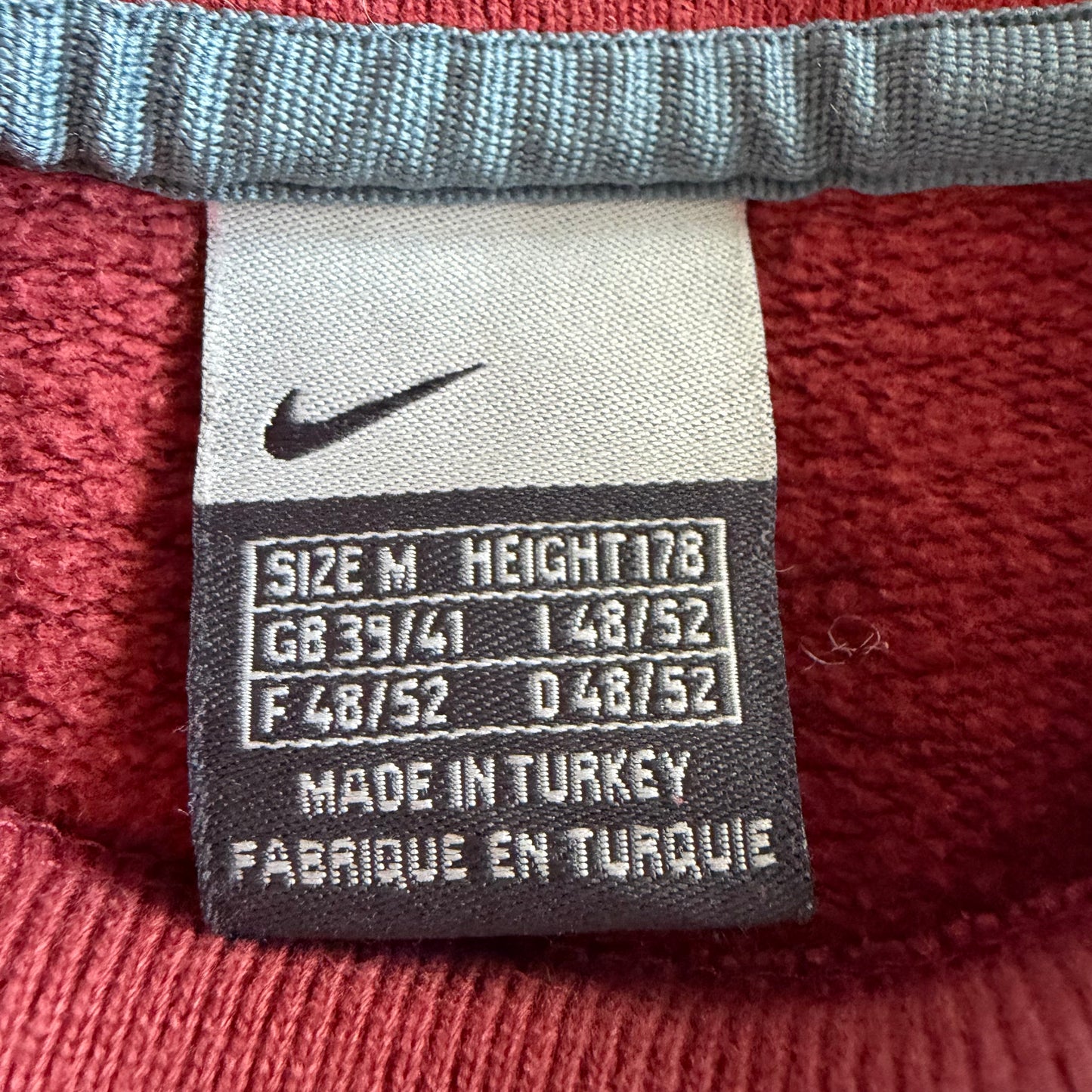 Y2K Nike Spell Out Sweatshirt - M