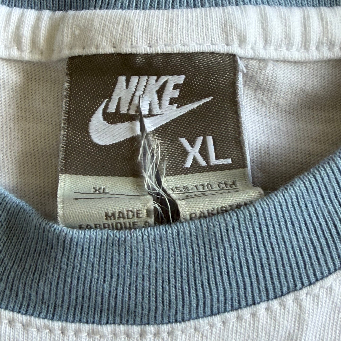 Y2K Nike Spell Out Ringer Tank - XL