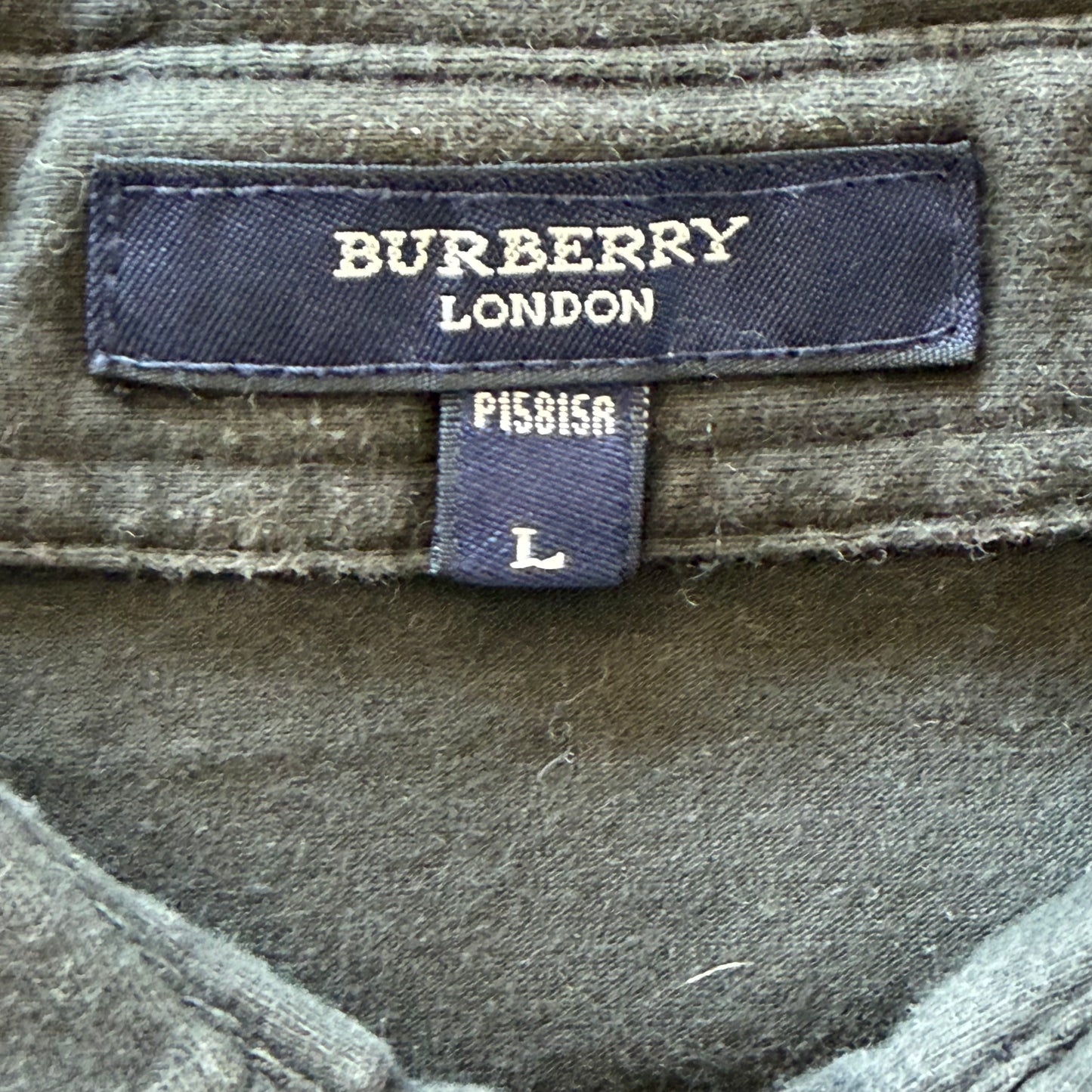 Y2K Burberry Nova Check Polo Top - M/L