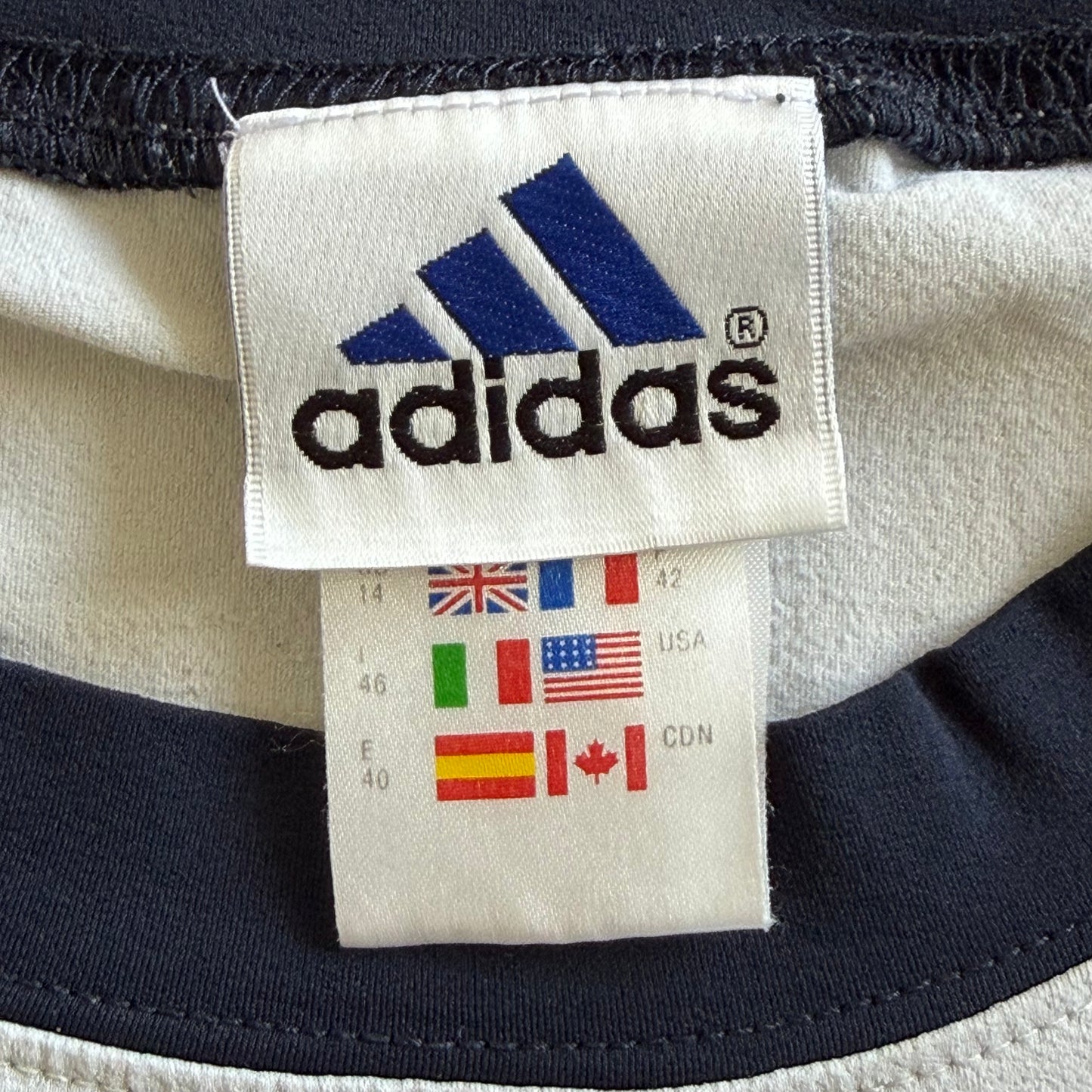 90s Adidas Panelled Activewear Tank - L