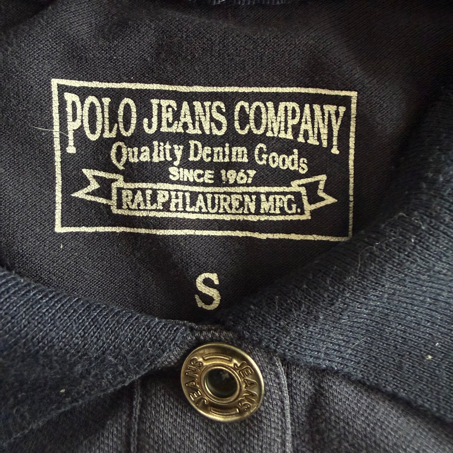 Y2K Ralph Lauren Polo Jeans Fitted Polo T-Shirt - XS