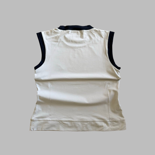 90s Adidas Panelled Activewear Tank - L