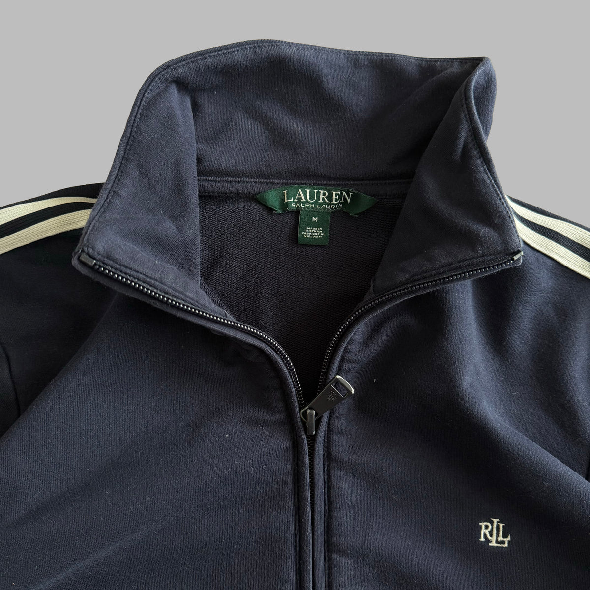 Y2K Polo Ralph Lauren Striped Lightweight Jacket - M