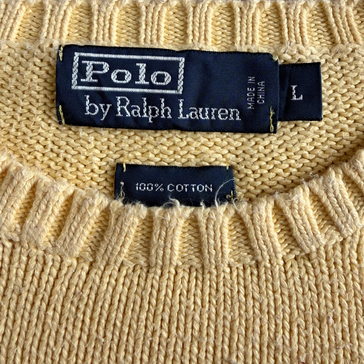 90s Polo Ralph Lauren Heavy Knit - L