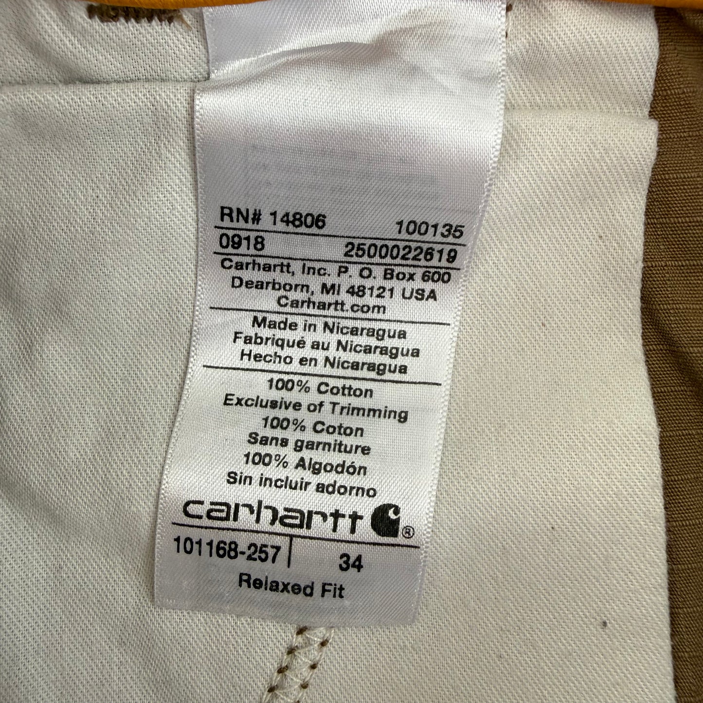 Carhartt Cargo Shorts - 34"