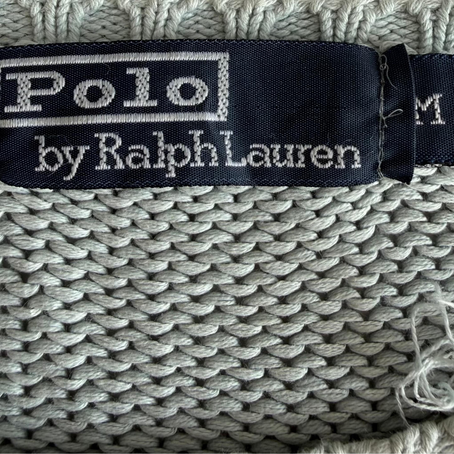 90s Polo Ralph Lauren Classic Flag Knit - XL