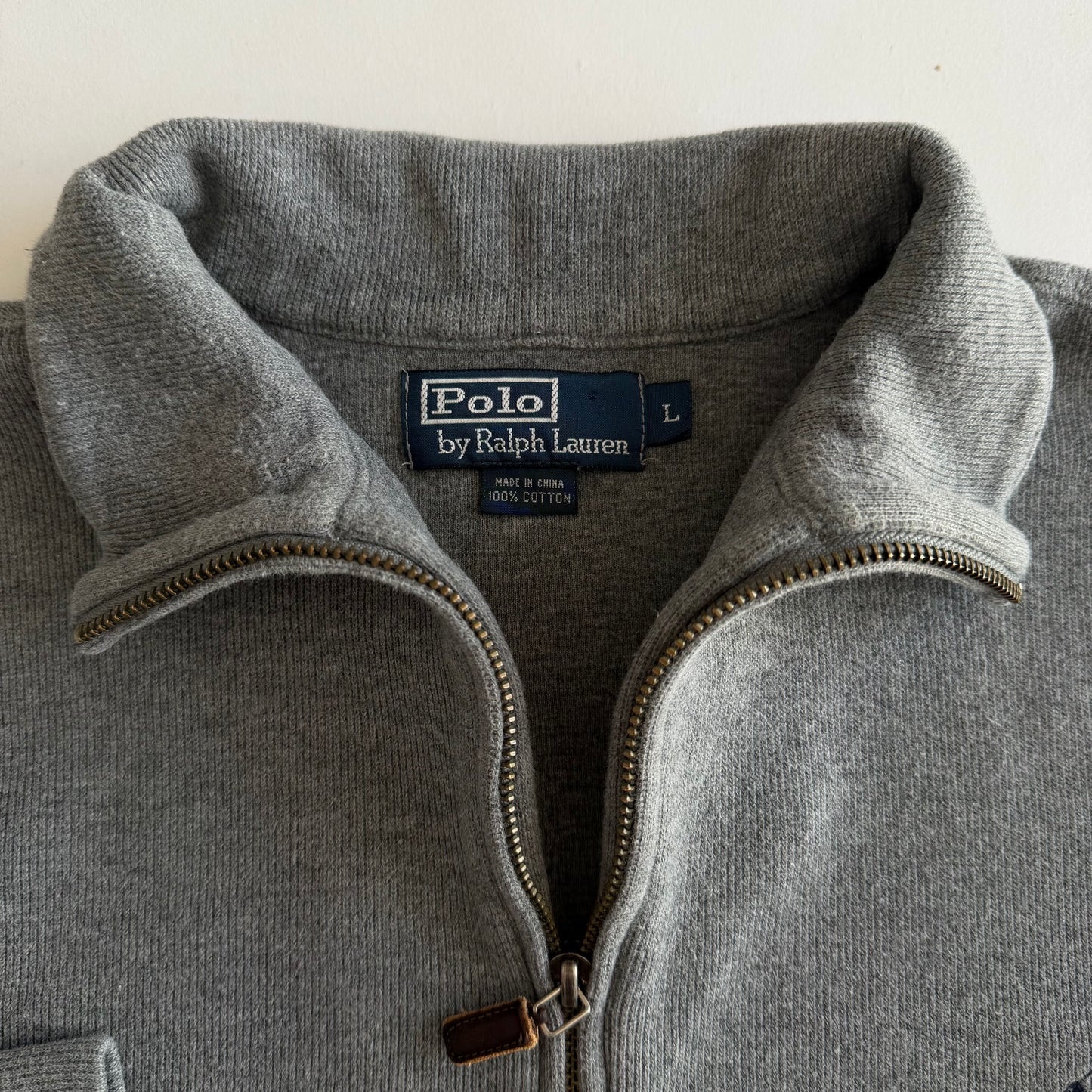 90s Polo Ralph Lauren Boxy Quarter Zip - L