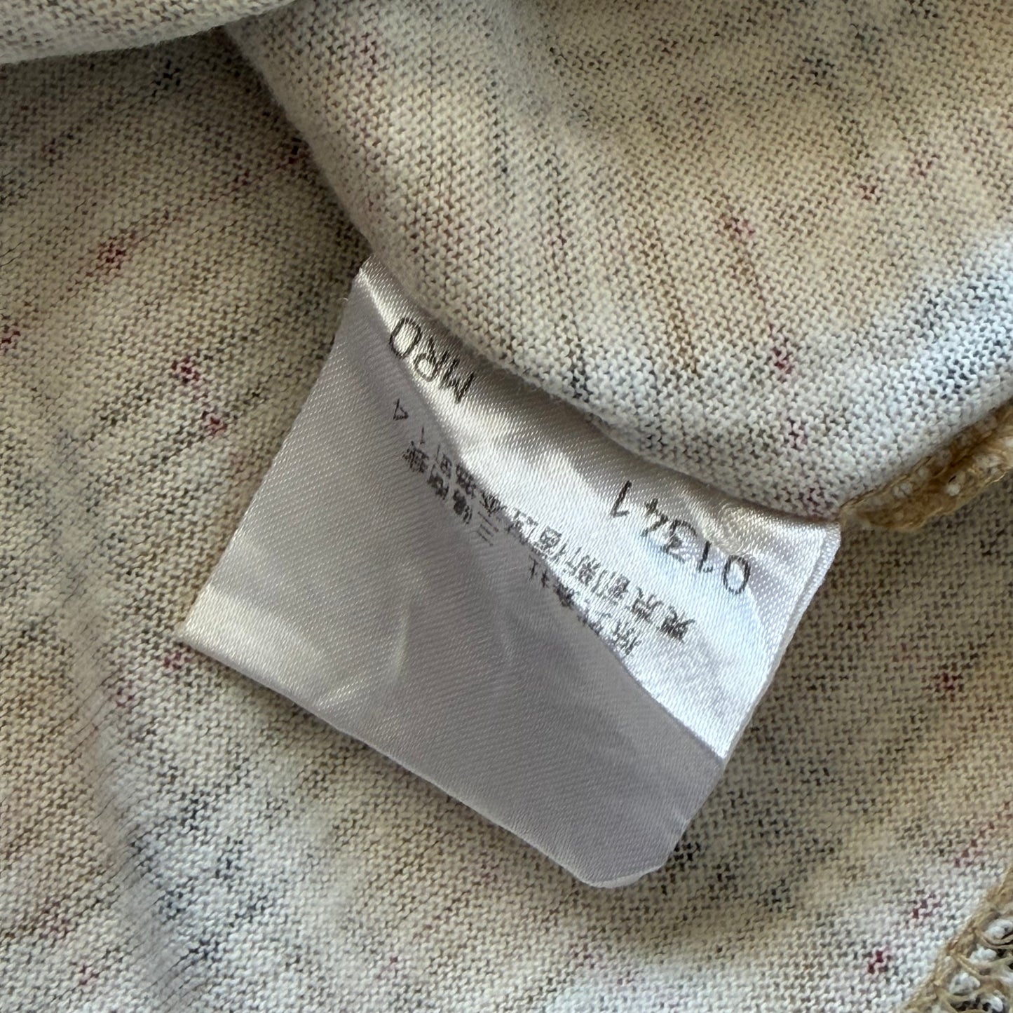 90s Burberry Nova Check Ringer Top - M