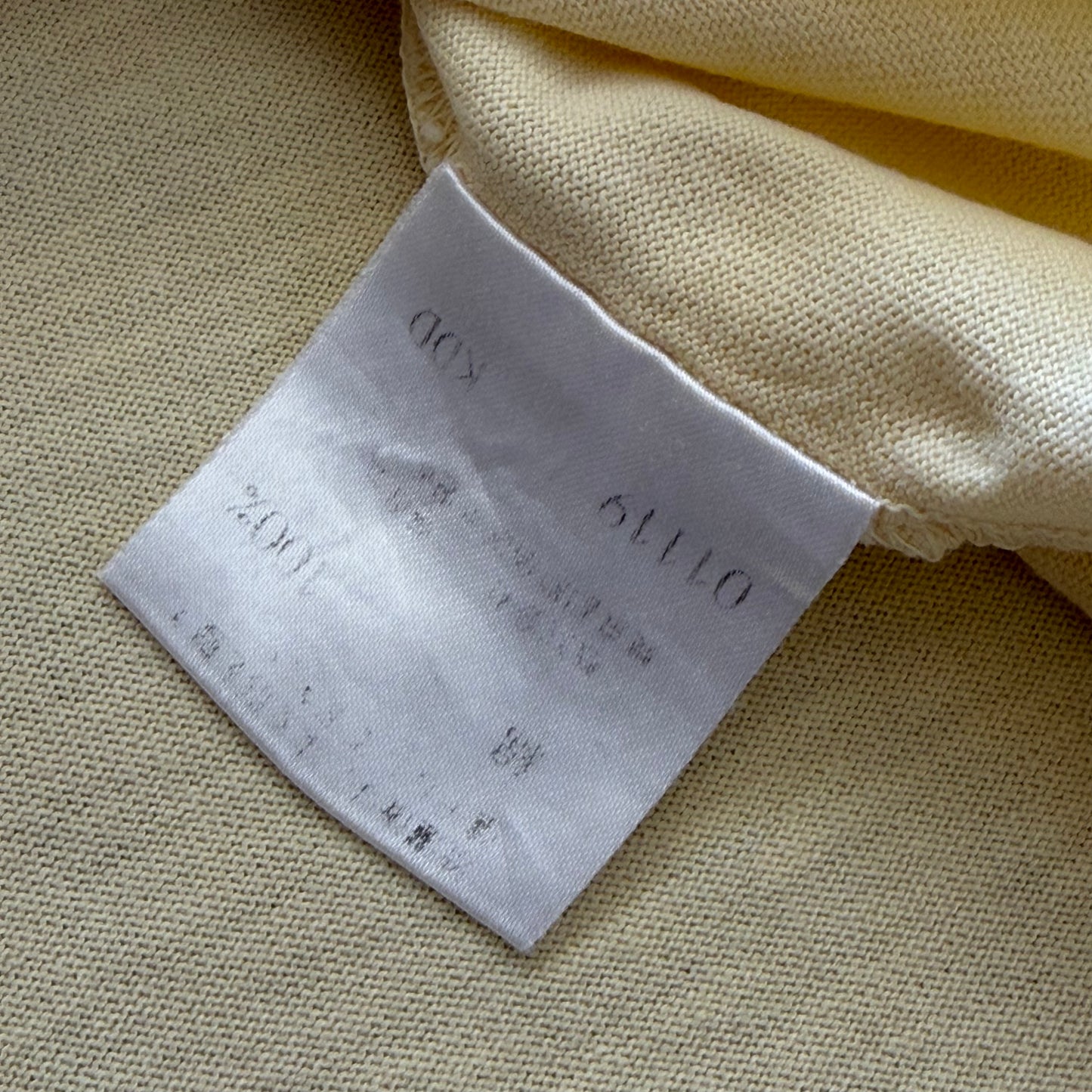 Y2K Burberry Embroidered Spell Out Top - L