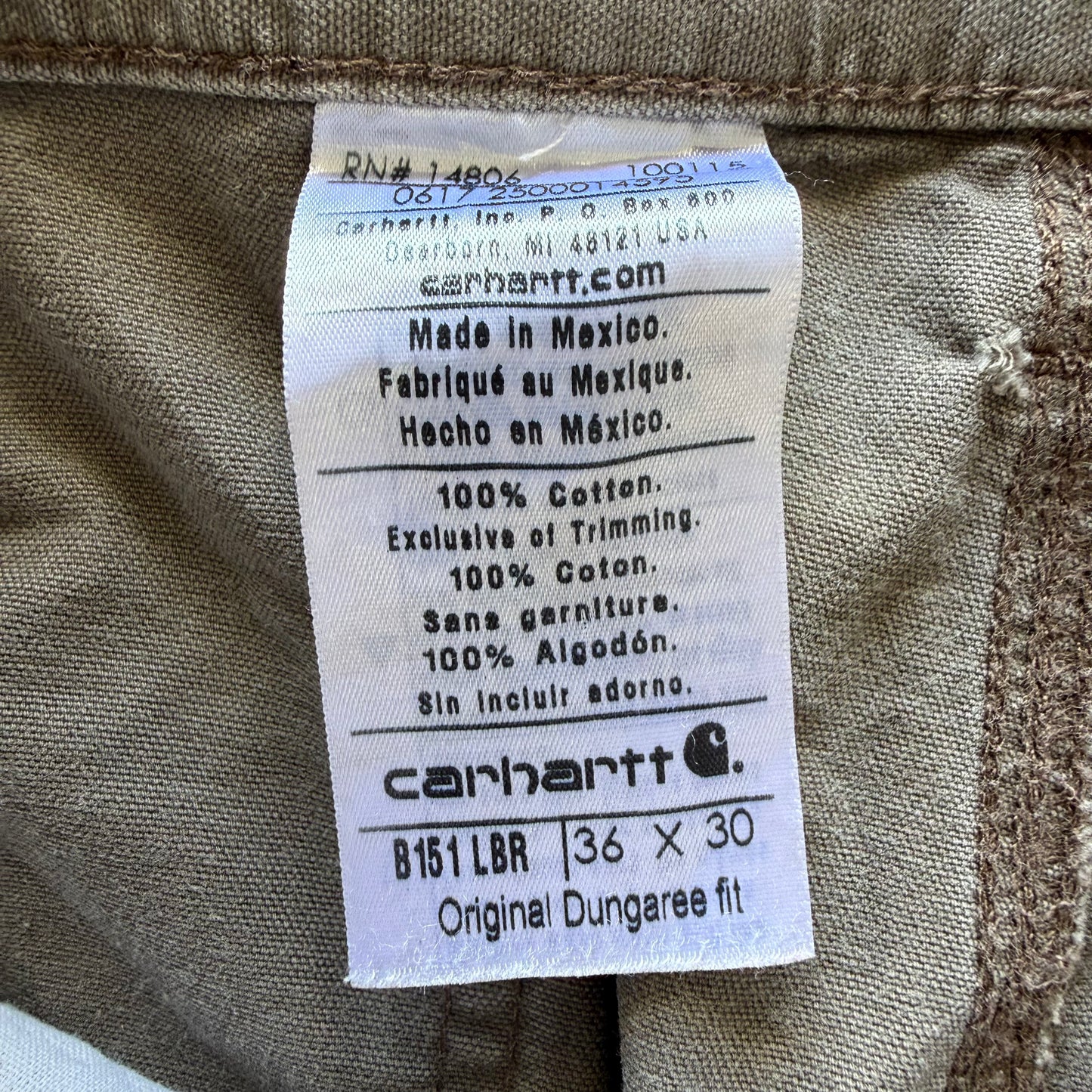 Carhartt Carpenter Jeans - 36 x 30