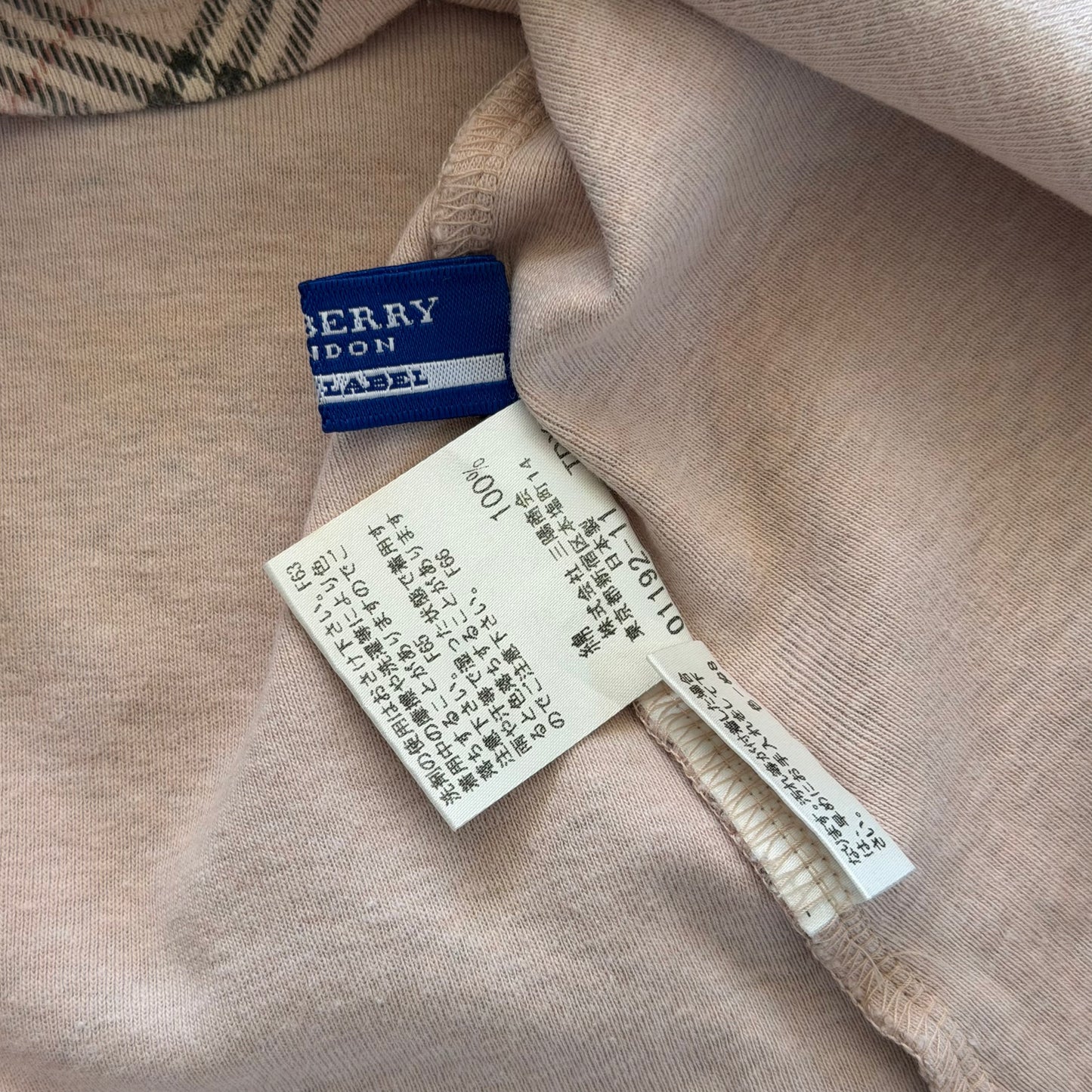 Y2K Burberry Blue Label Nova Check Tie-Neck Halter Top - S/M